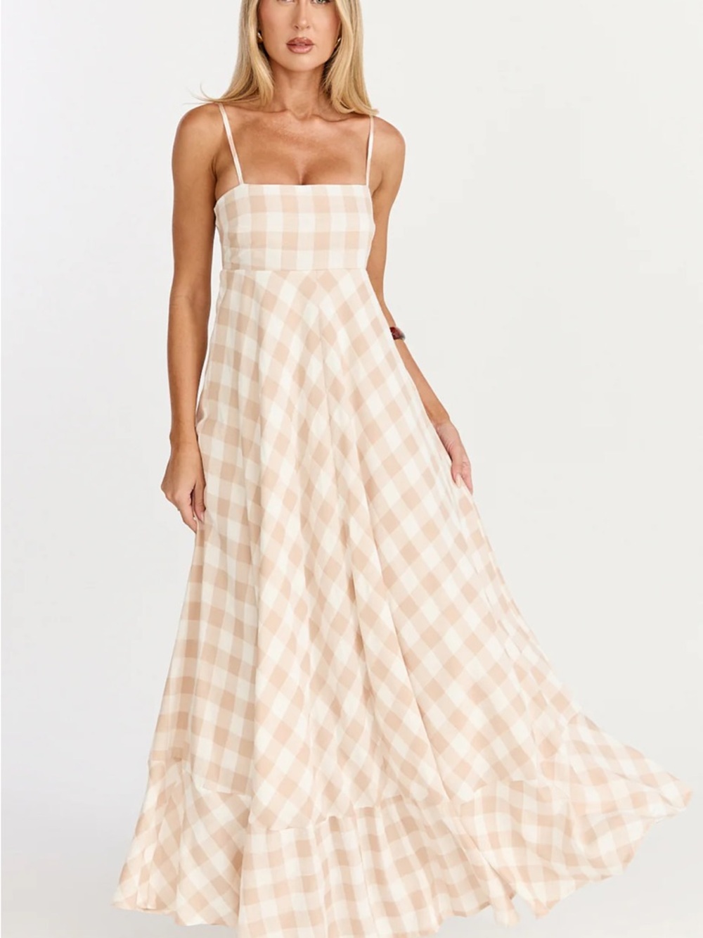 Showpo Katrien Maxi Dress in Beige